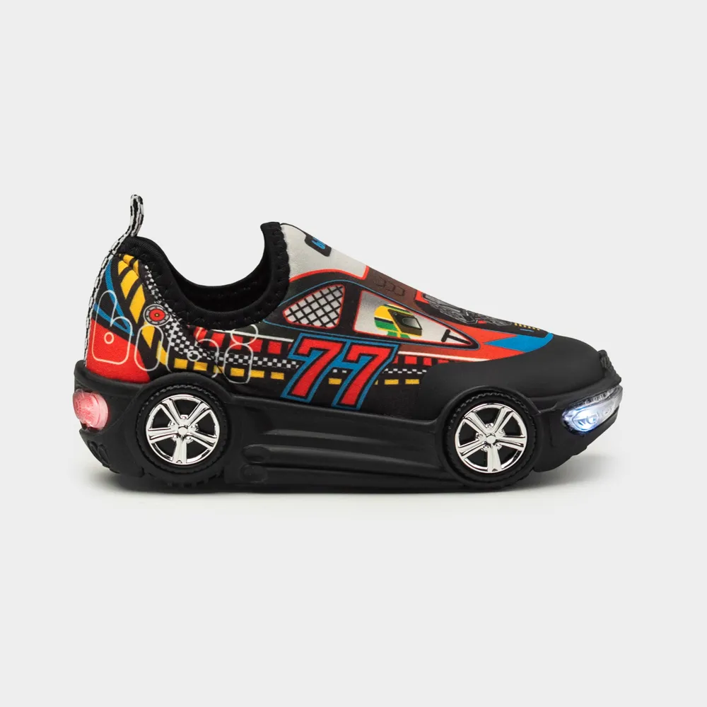 Tênis Infantil com LED Bibi Turbo Preto