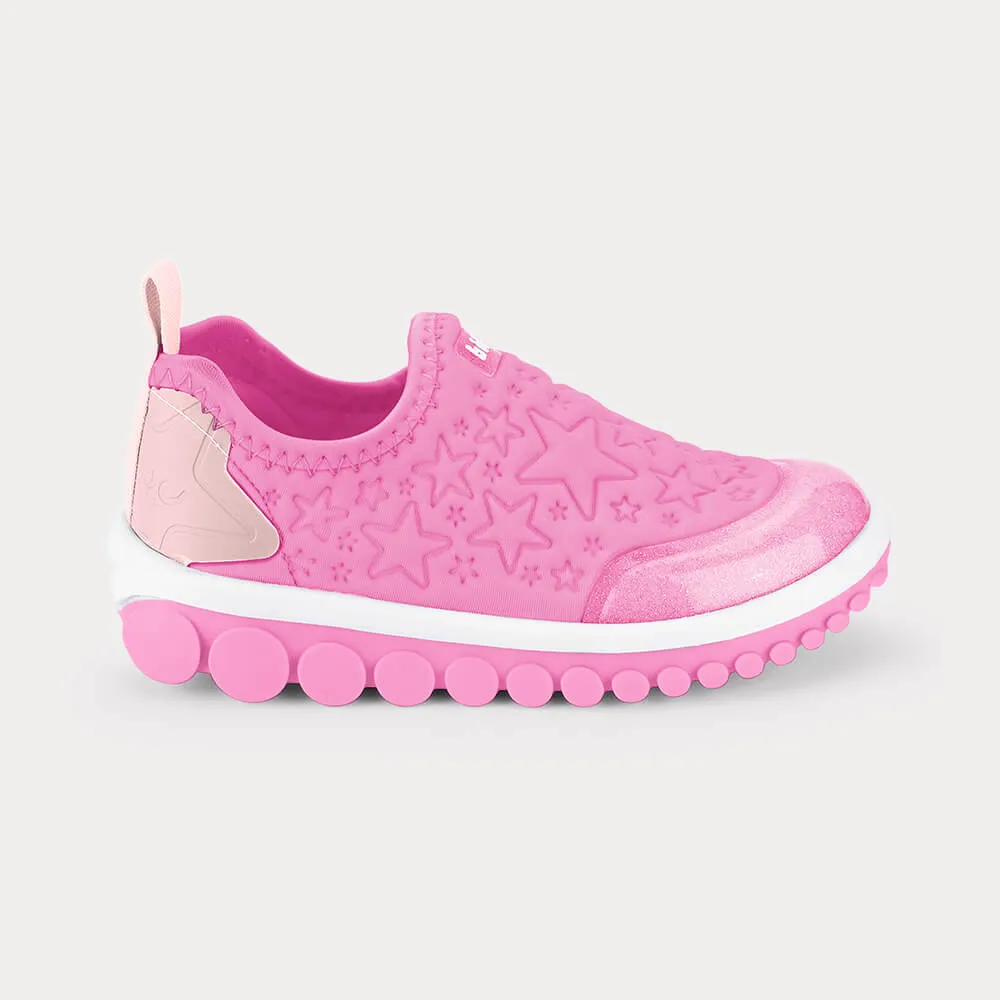 Tênis Infantil Bibi Roller 2.0 Rosa de Estrelas