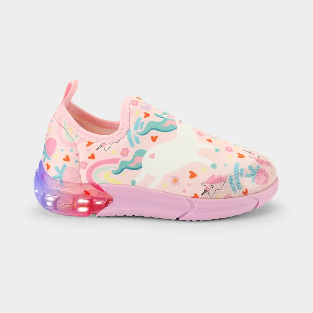 Tênis Infantil Bibi Space Rosa de Unicórnio
