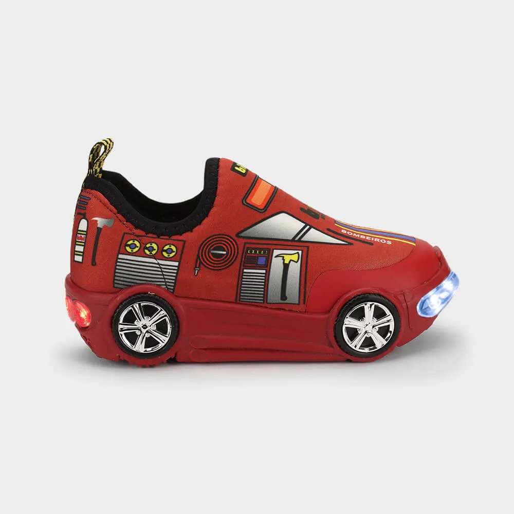Tênis Infantil com LED Bibi Turbo Vermelho