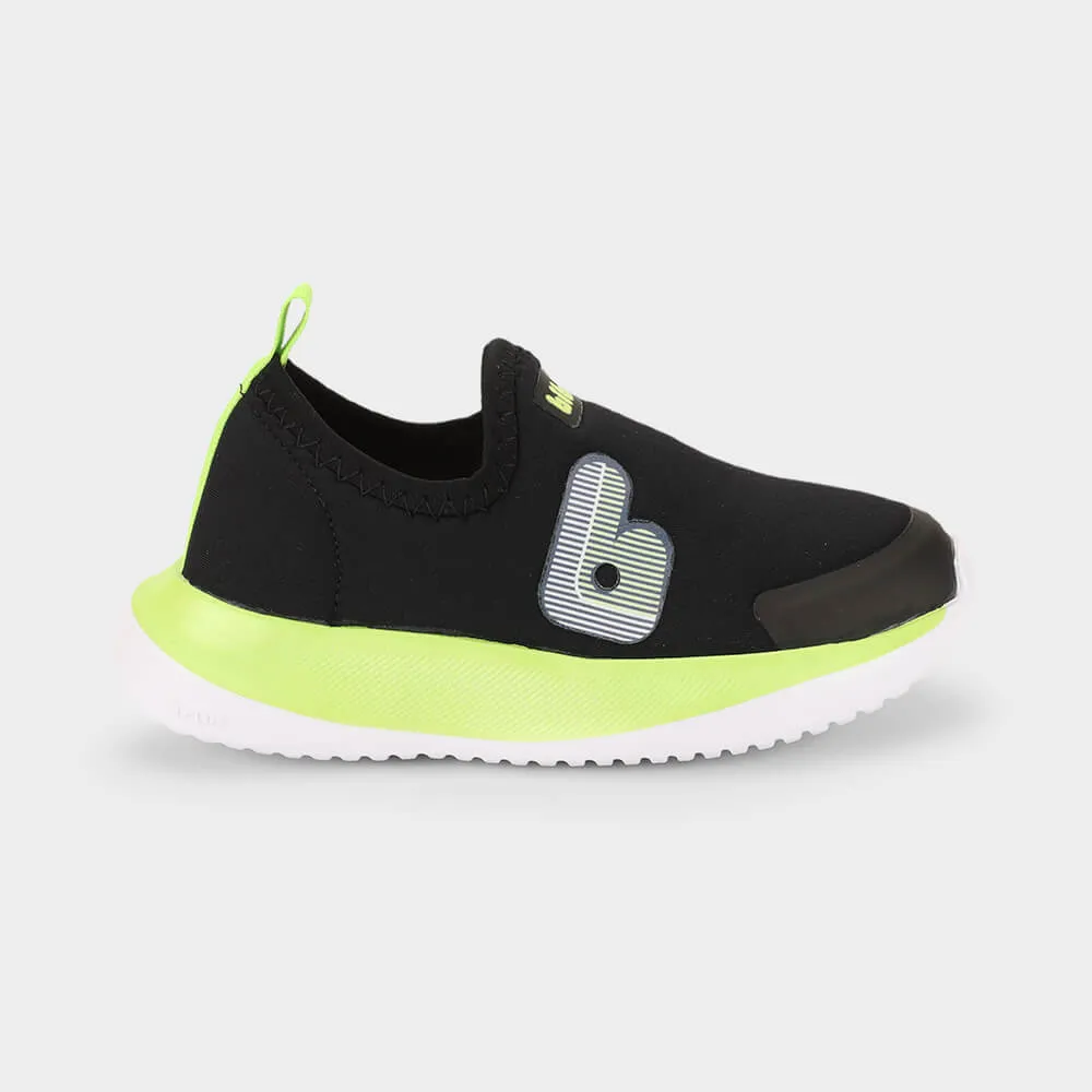 Tênis Infantil Bibi Flash Preto com Verde