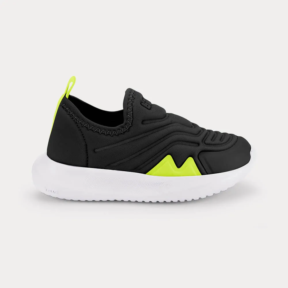 Tênis Infantil Bibi Flash Preto com Verde