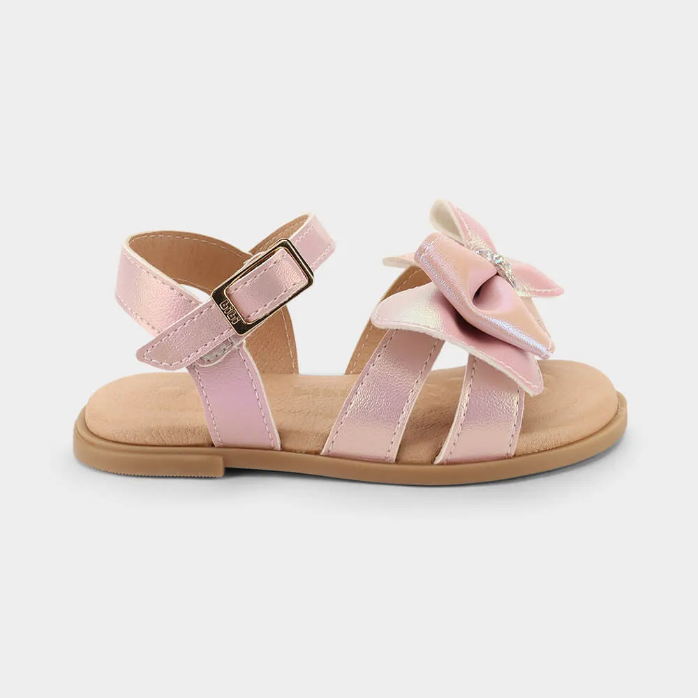 Sandália Infantil Bibi Shine Rosa Perolada