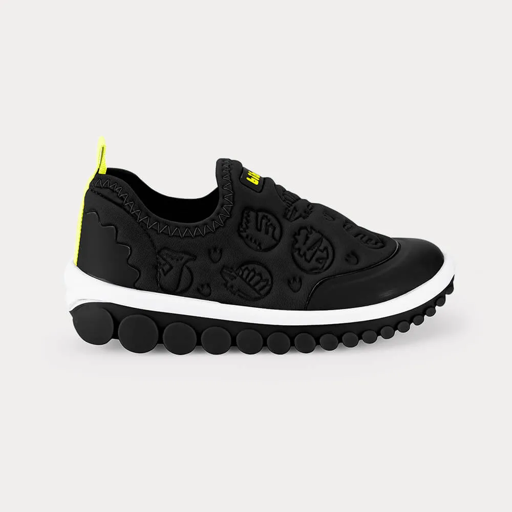 Tênis Infantil Bibi Roller 2.0 Preto de Dinossauro