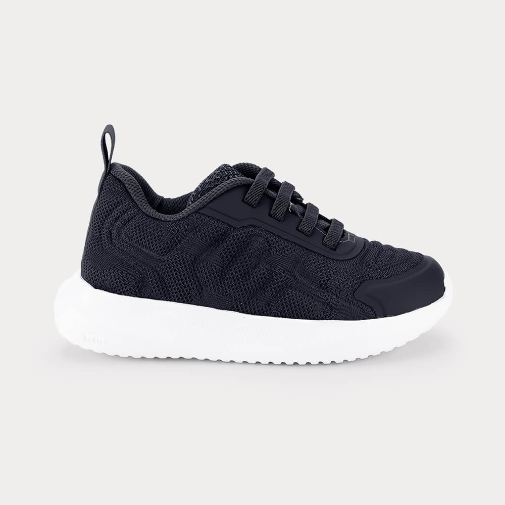 Tênis Infantil Bibi Flash Azul Marinho com Branco